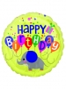 Standard Elephant Birthday Foil Balloon S40