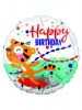Standard Happy Tiger Birthday Foil Balloon S40