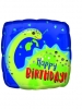 Standard Dino-Mite Party Foil Balloon circle S40