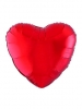 SC JUMBO METALLIC HEART RED 32