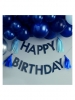 Baner BLUE HAPPY BDY BUNTING TESSELS 3m