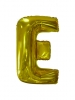Large Letter E Gold Foil Balloon N34
