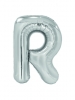 Large Letter R Silver Foil Balloon N34