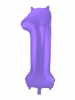 NUMBER 1 PURPLE MATALLIC MATT L34