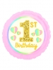 17C Standard Girl 1st Birthday Pink&Gold S40
