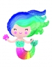S/Shape Colorful Mermaid P35