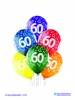 Balon latex D11 60th Birthday 6 komada