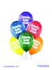 Balon latex D11 Happy New Year 6 komada