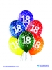 Balon latex D11 18th Birthday 6 komada